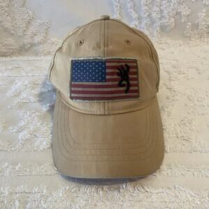 BROWNING Distressed Ball Cap Hat Men's Sz OS Trucker Casual Streetwear Sporty